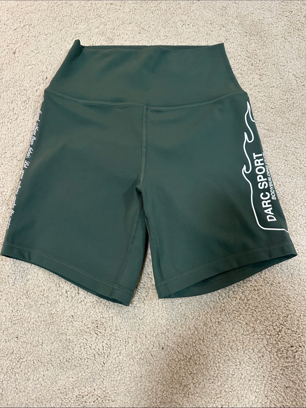 NEW Darc Sport Biker Shorts Green Size Small
